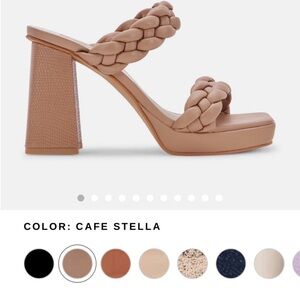 Dolce Vita Cafe Stella Paily Platform Braided Double-Strap Block Heel Sandal